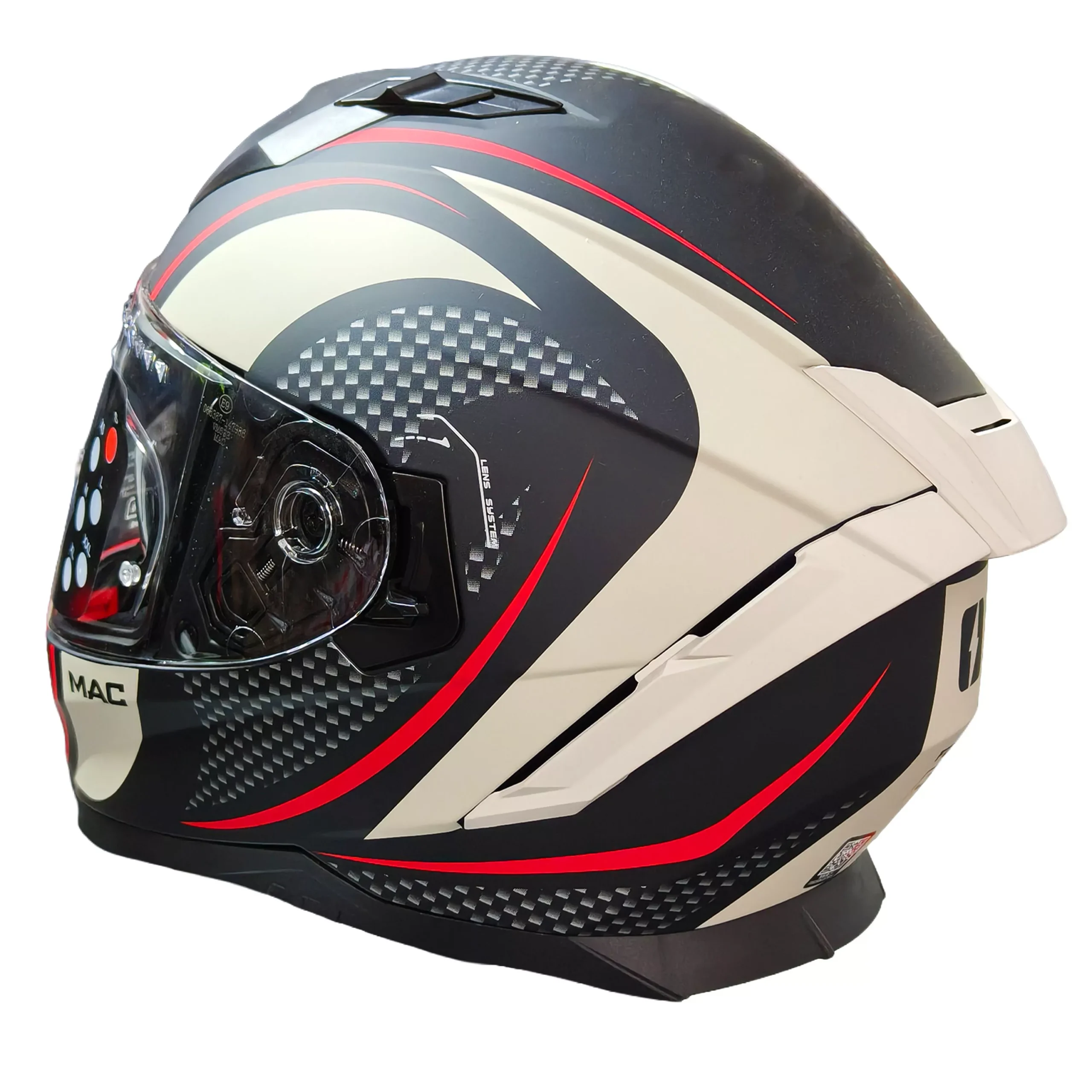 Casco Mac Force Cirkus Roja - Imagen 4