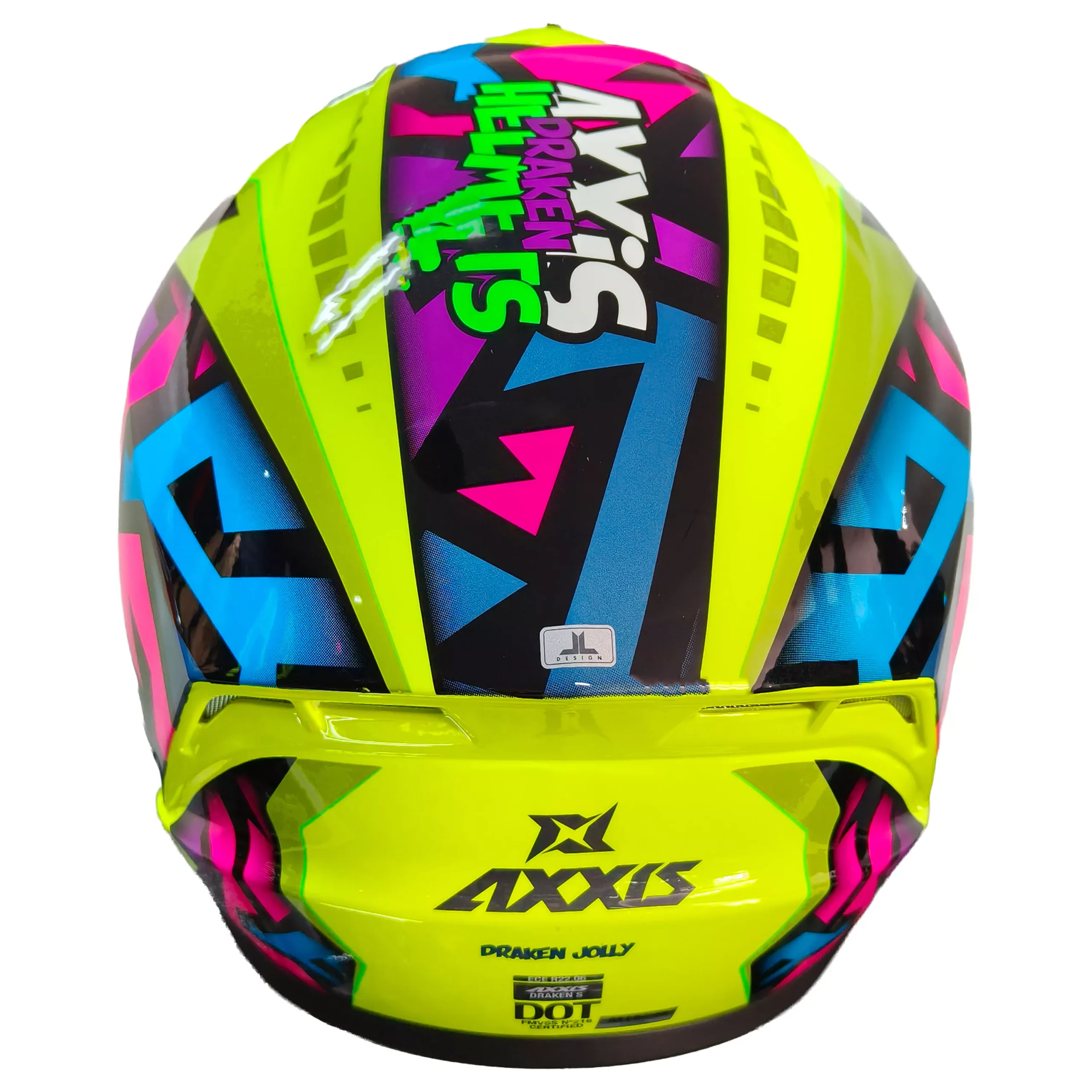 Casco Axxis Draken Jolly - Fluor - Imagen 3