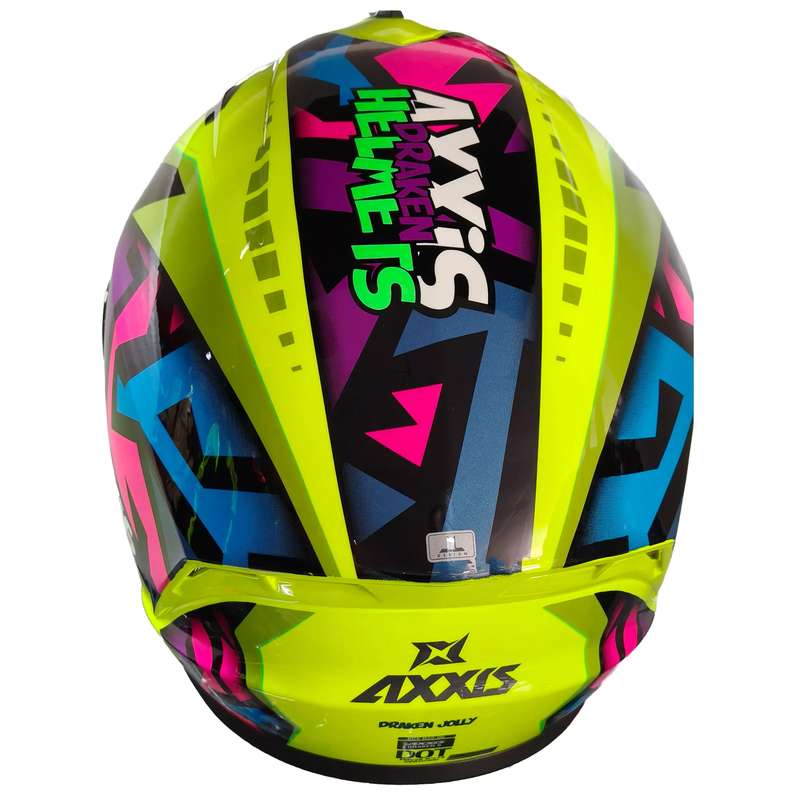 Casco Axxis Draken Jolly - Fluor - Imagen 4