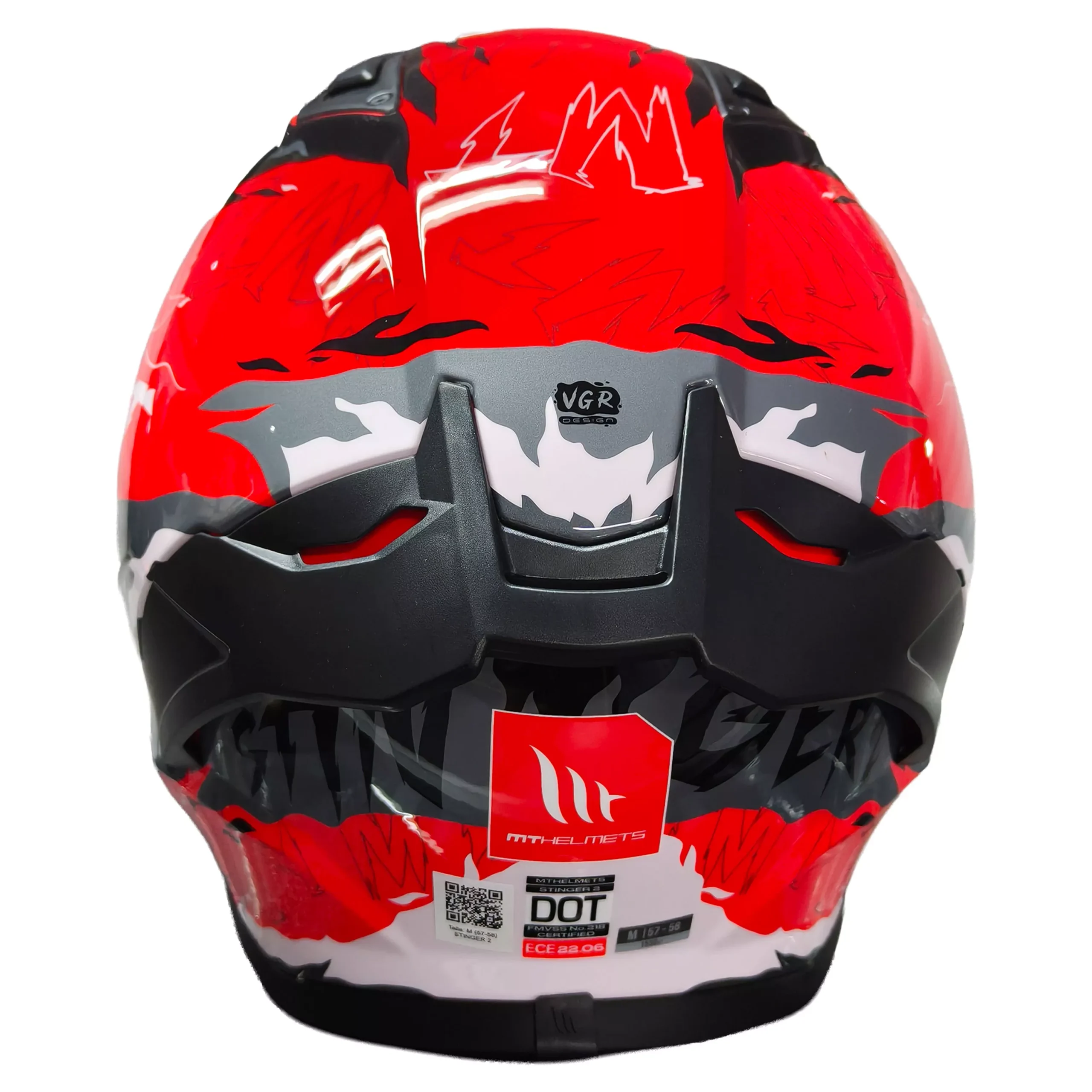 Casco MT STINGER 2 Ardent - Rojo - Imagen 3