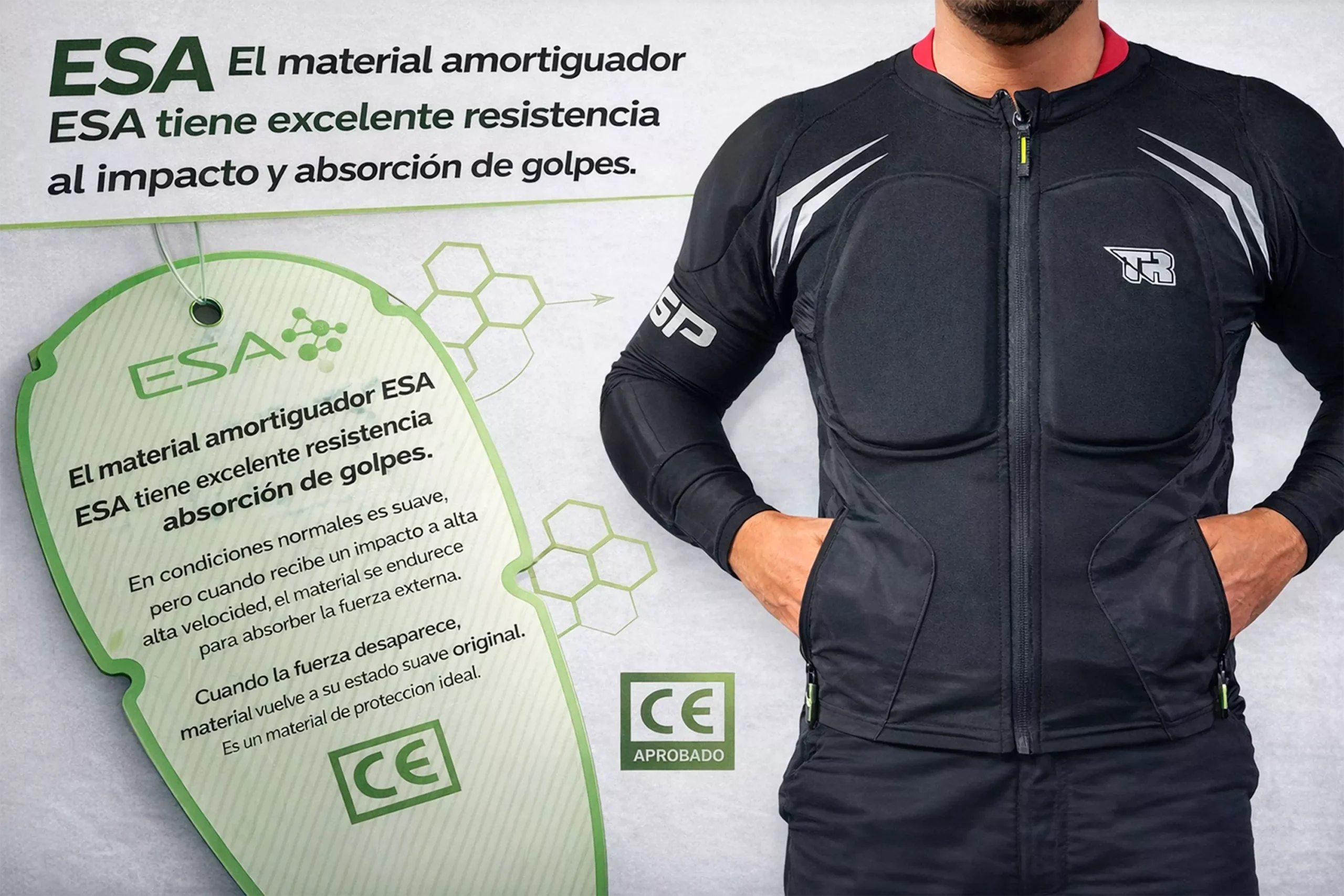 Pechera/Campera con protecciones Motocross - TR - Imagen 8