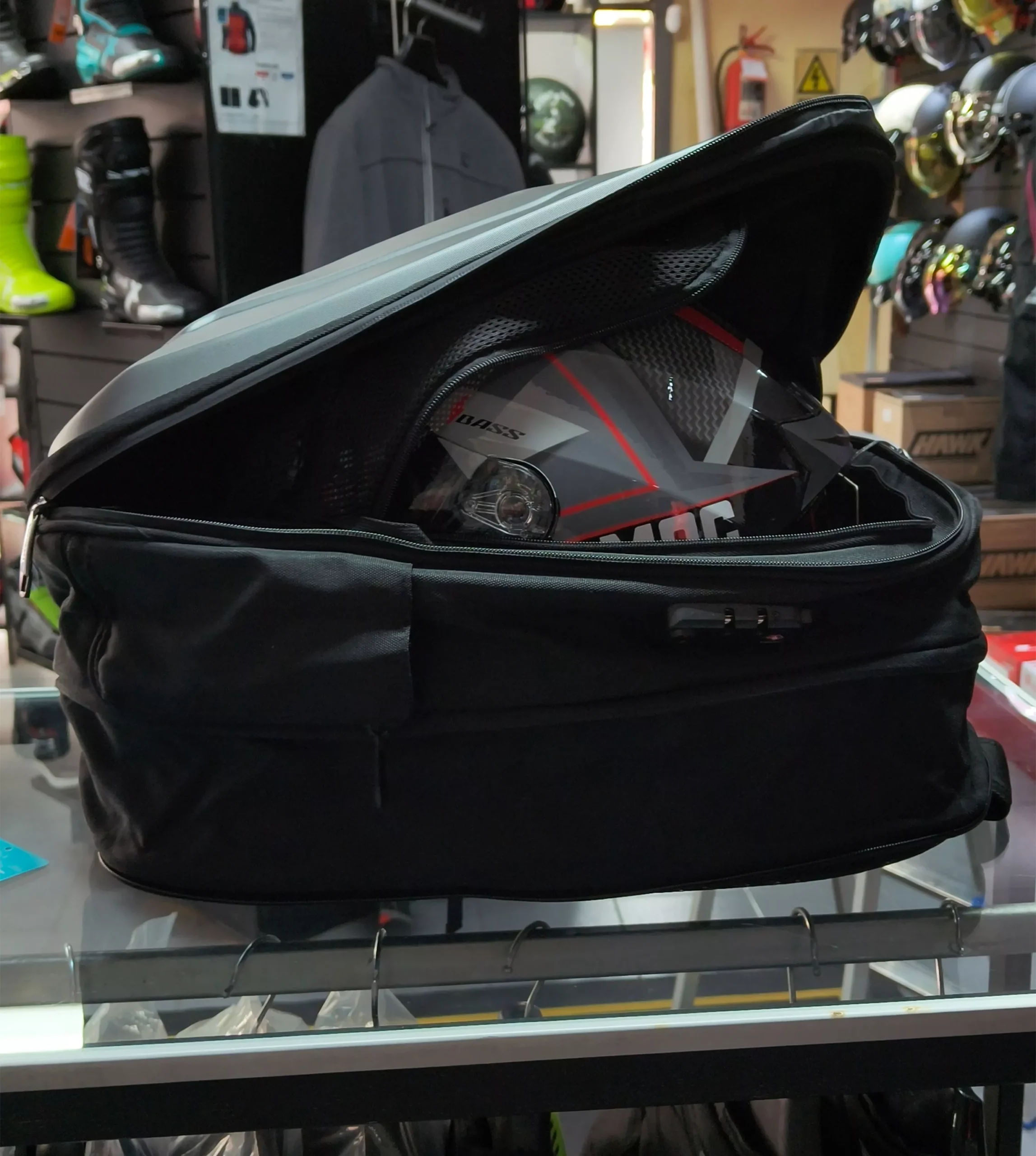 Mochila Semi Rigida Motocentric Gris - 0123 - Imagen 11