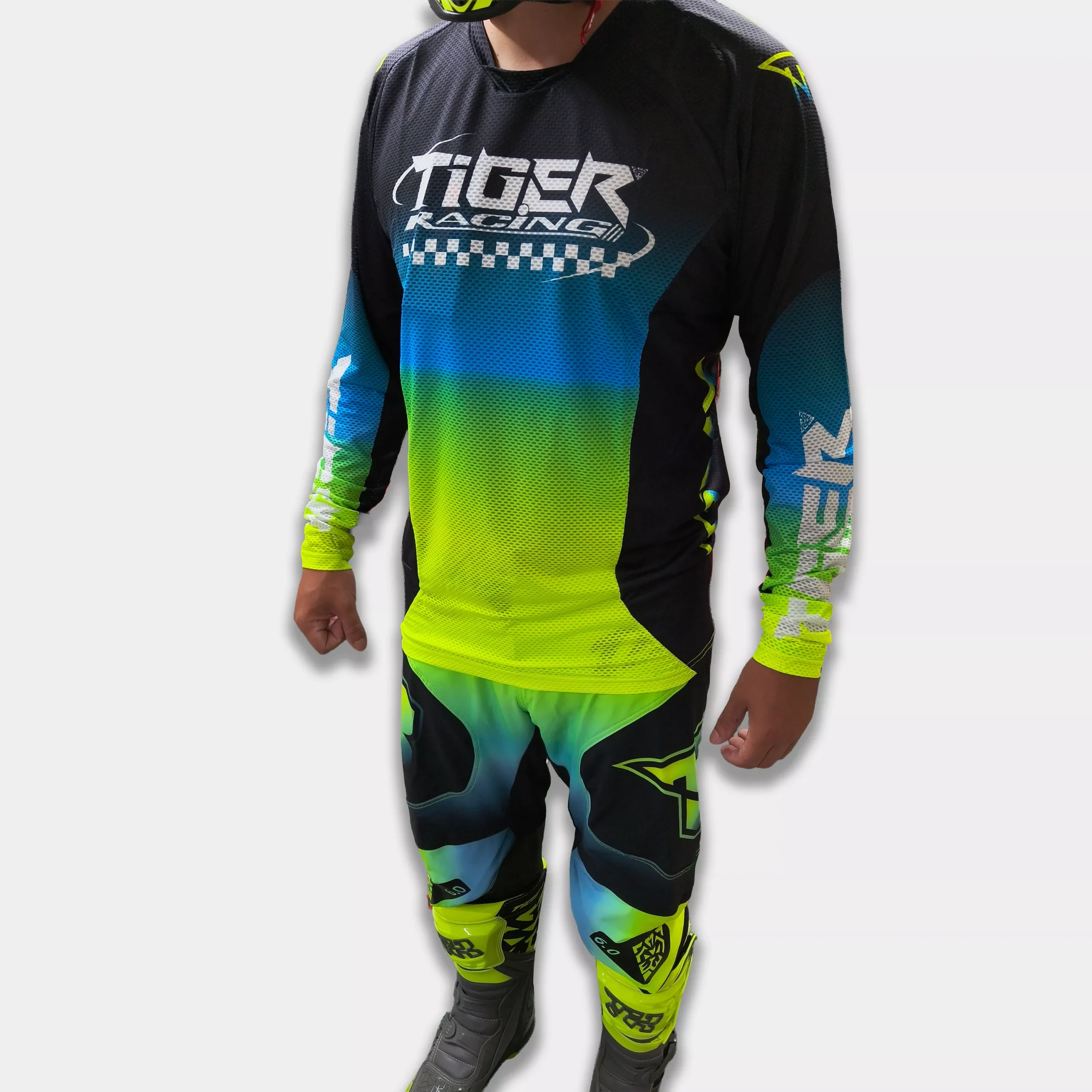 Conjunto Motocross Tiger Racing - Fluor - Imagen 4