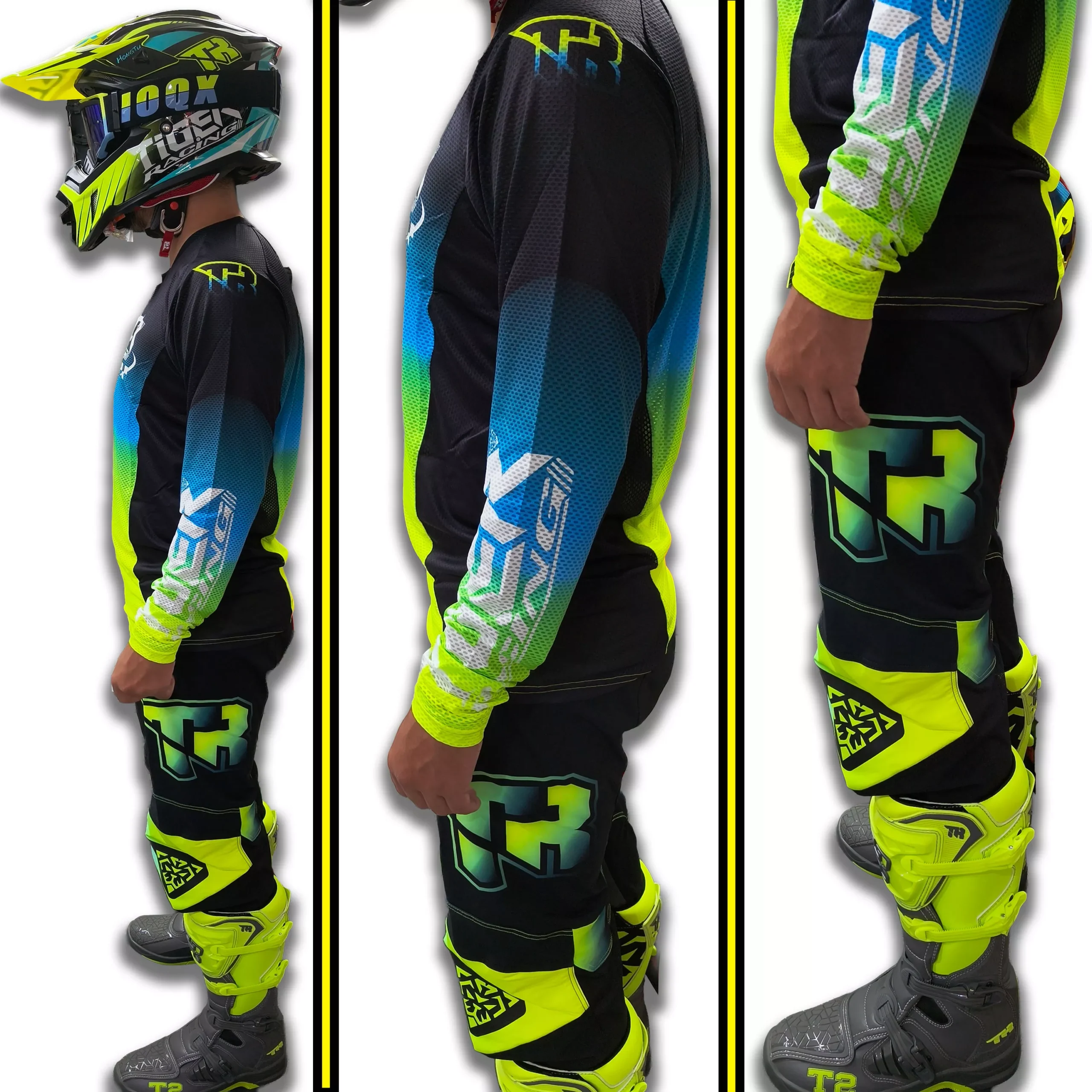 Conjunto Motocross Tiger Racing - Fluor - Imagen 6