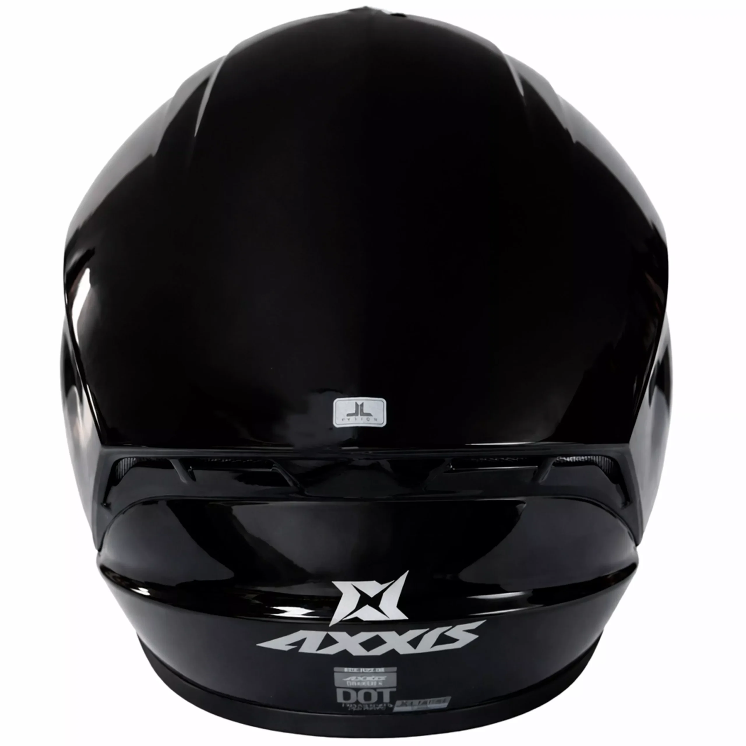 Casco Axxis Draken Negro Brillo - Imagen 2
