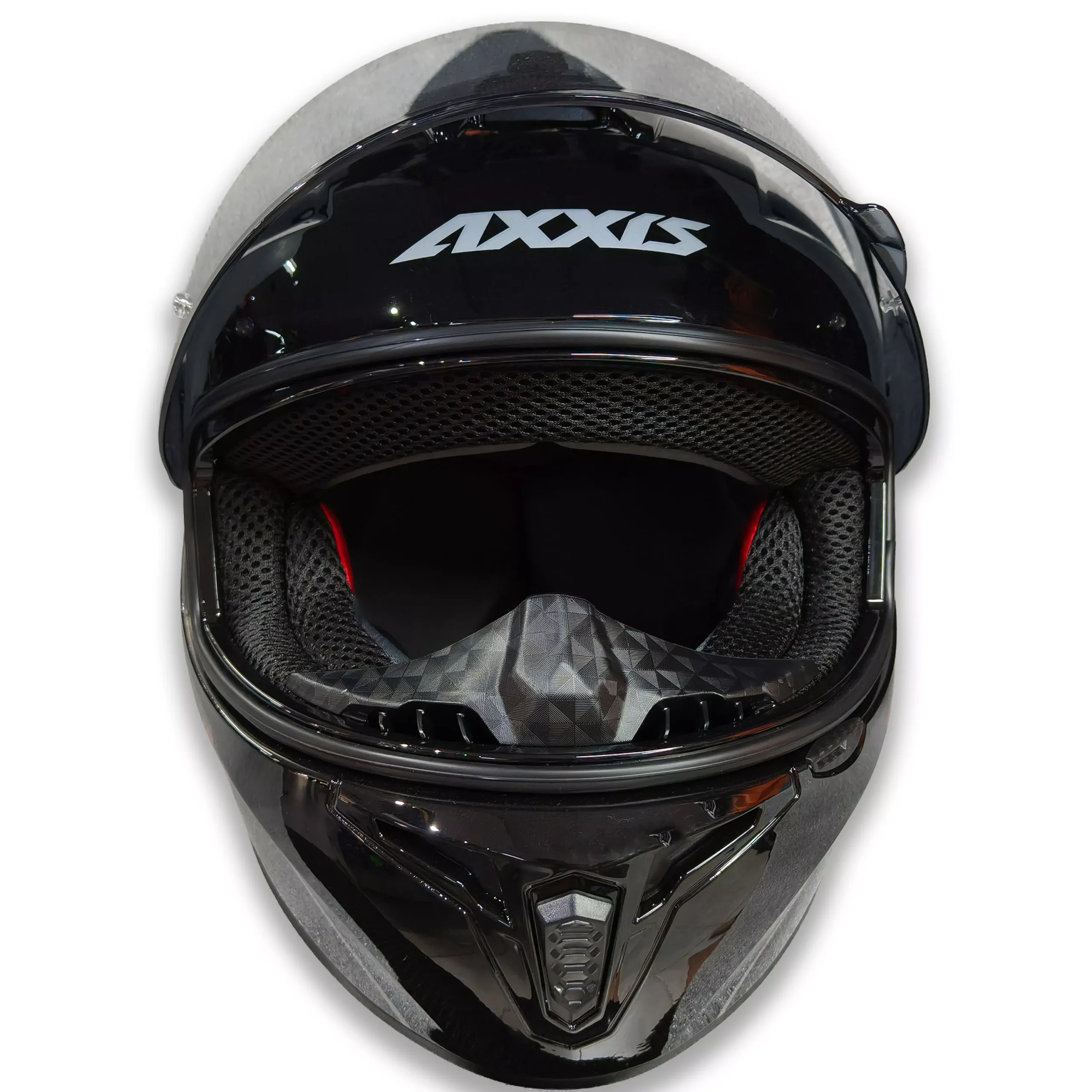Casco Axxis Draken Negro Brillo - Imagen 5
