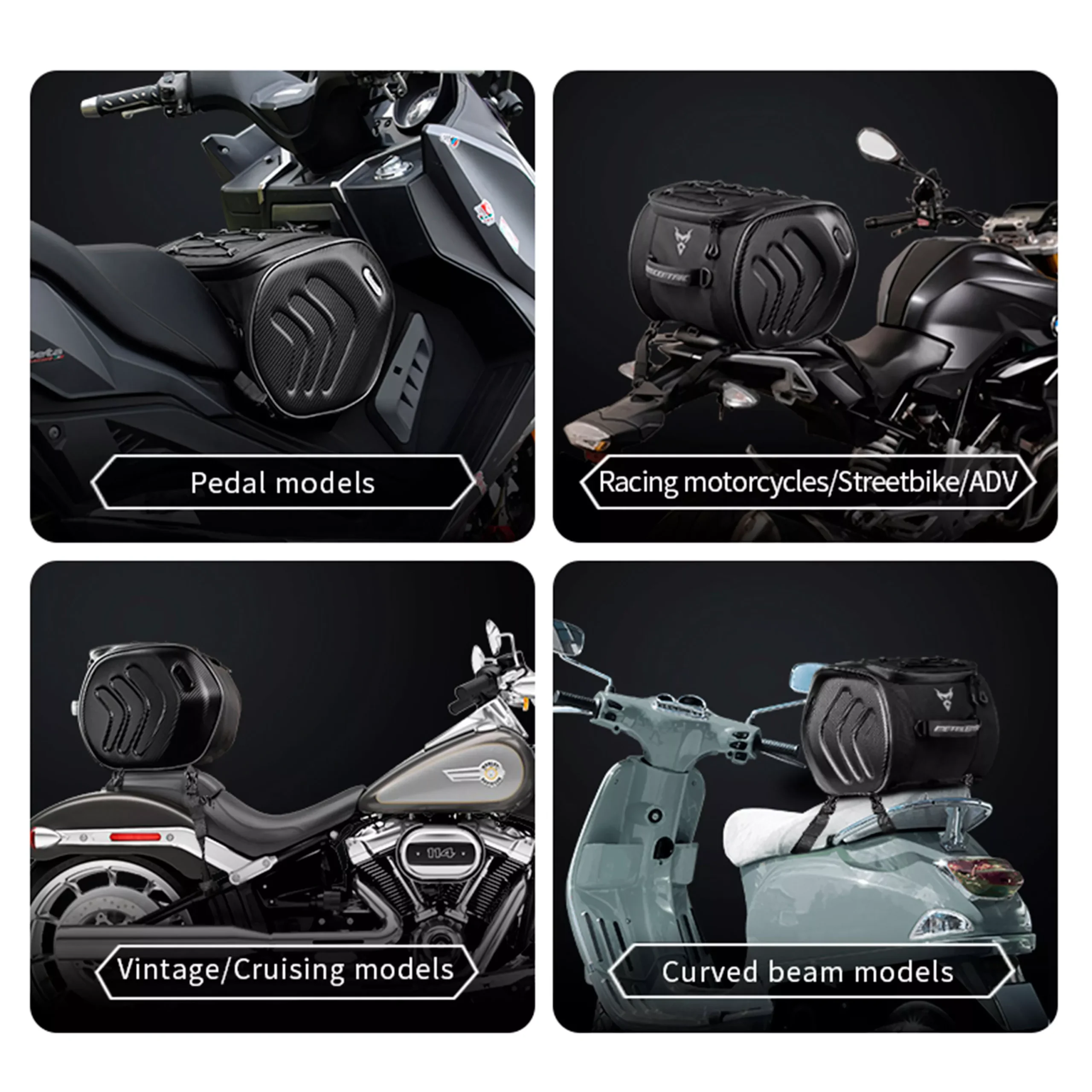 Bolso Doble Uso Delantero y Trasero Motocentric -0135 - Imagen 10