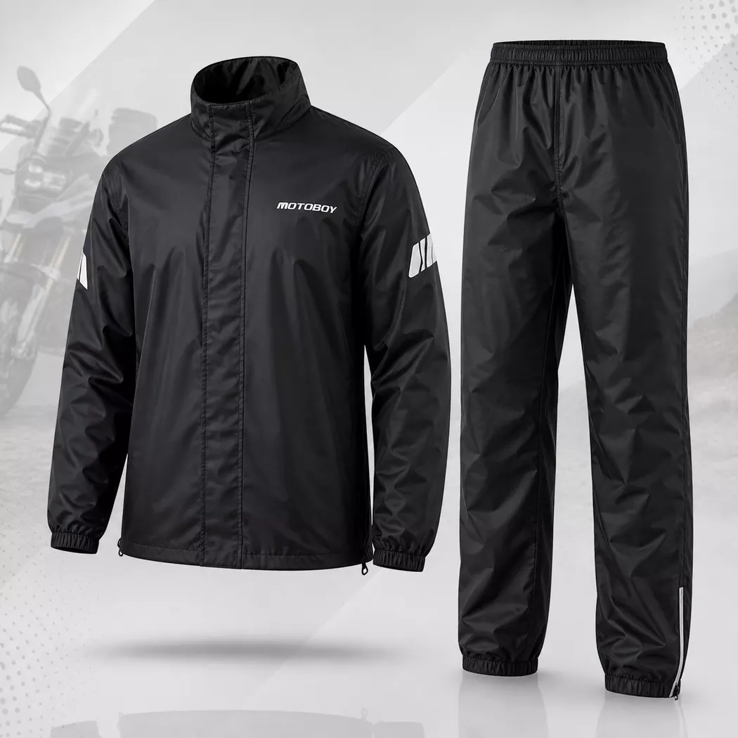 Traje de lluvia Motoboy - Negro