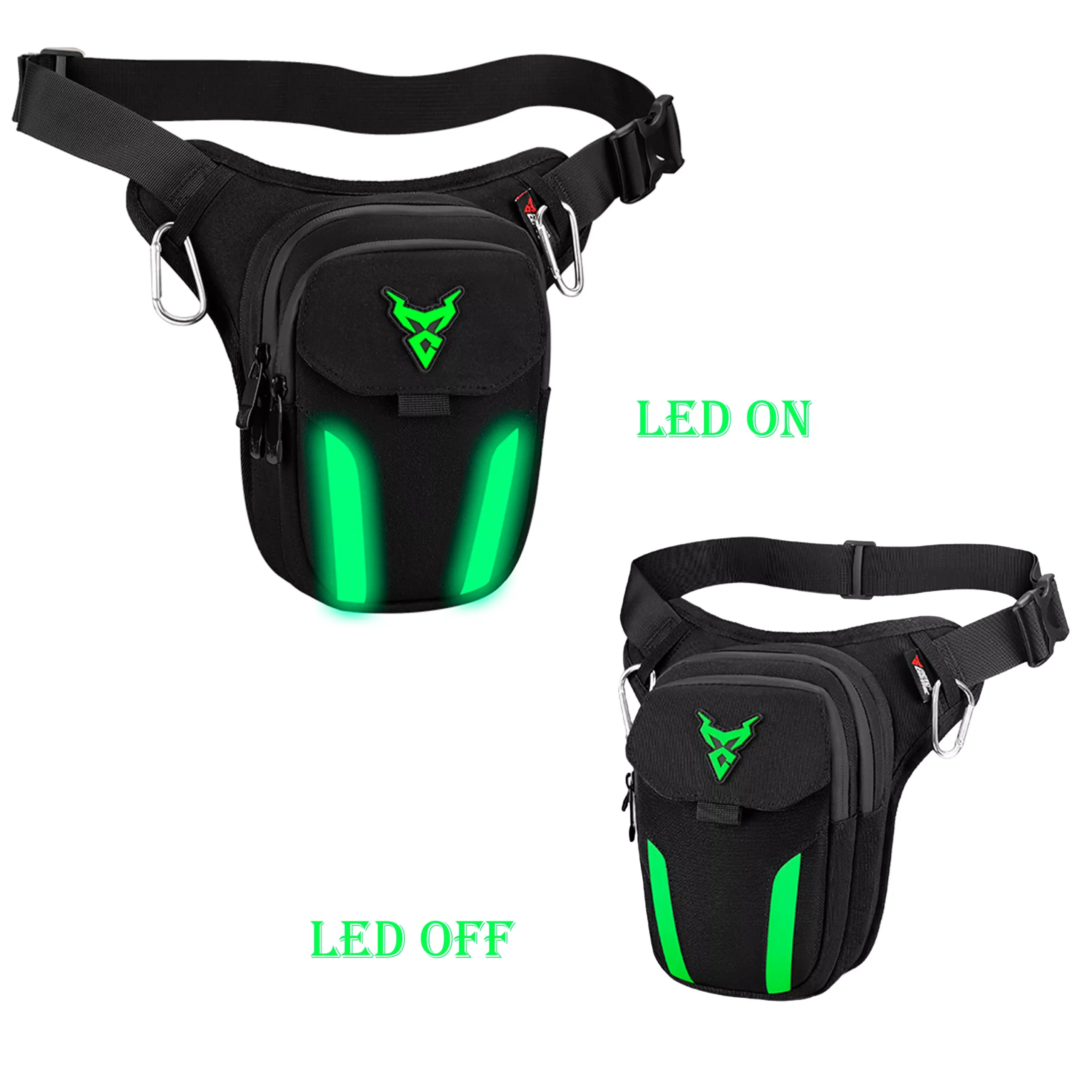 Bolso Muslero/Bandolera Con Led a Pila Doble AA - Imagen 2