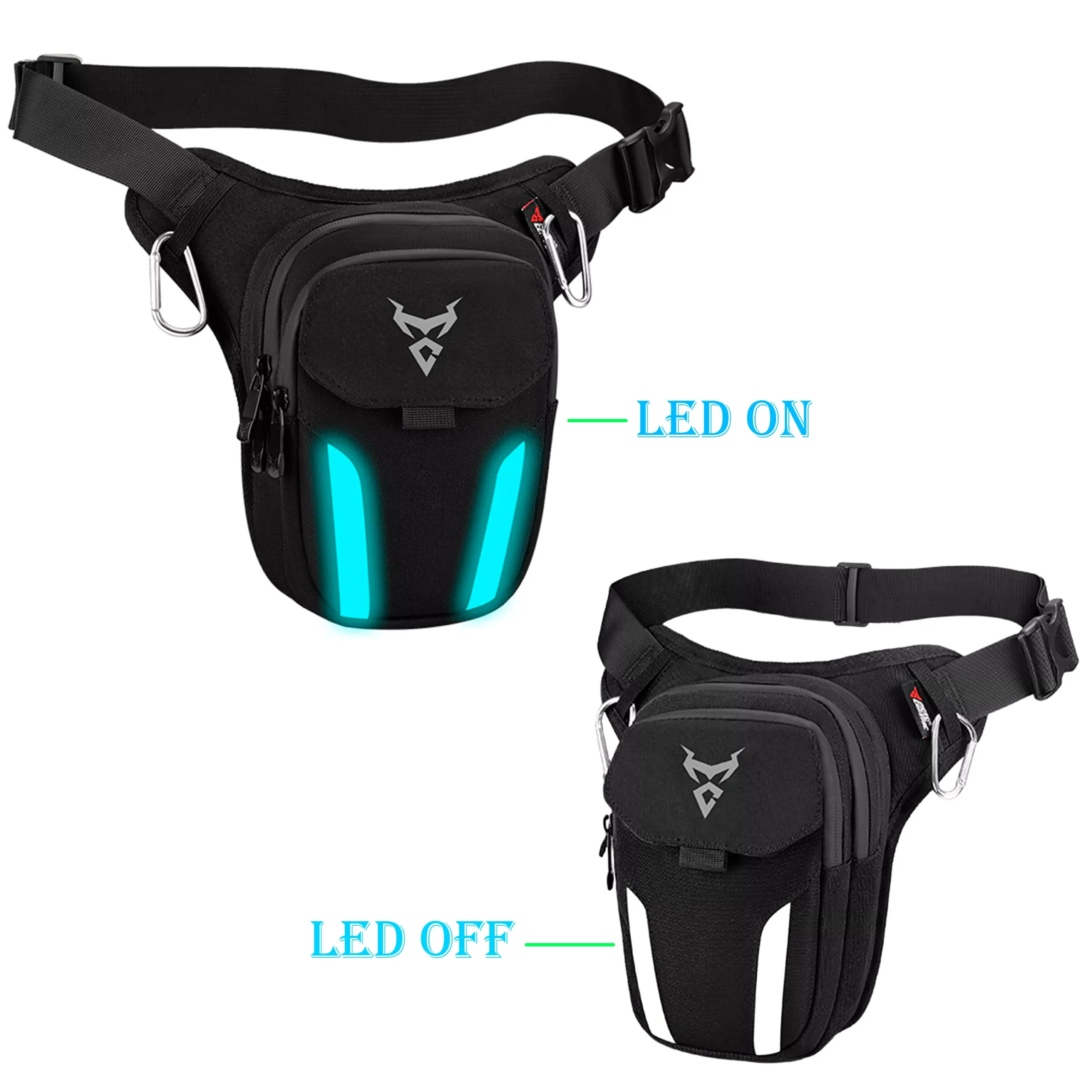 Bolso Muslero/Bandolera Con Led a Pila Doble AA - Imagen 9