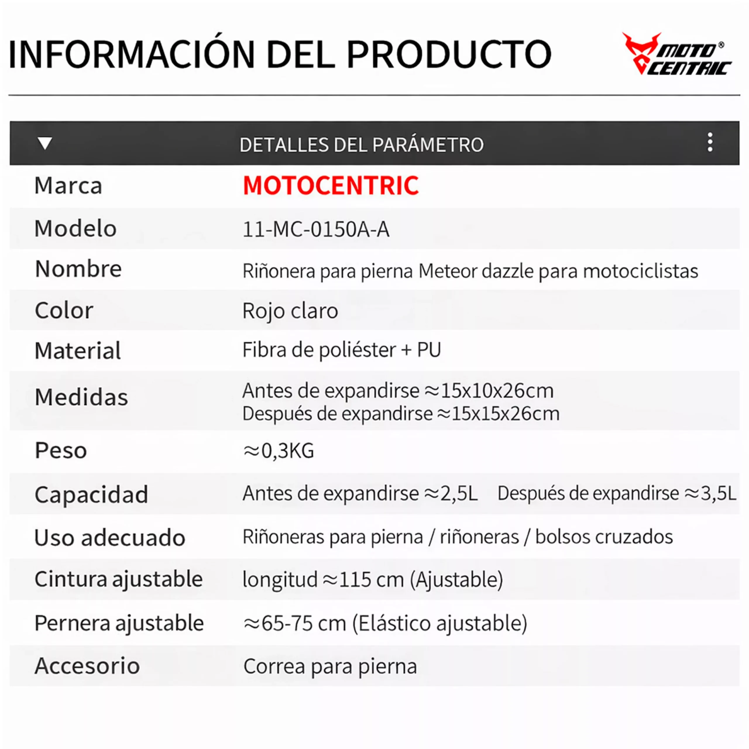 Bolso Muslero/Bandolera Con Led a Pila Doble AA - Imagen 8