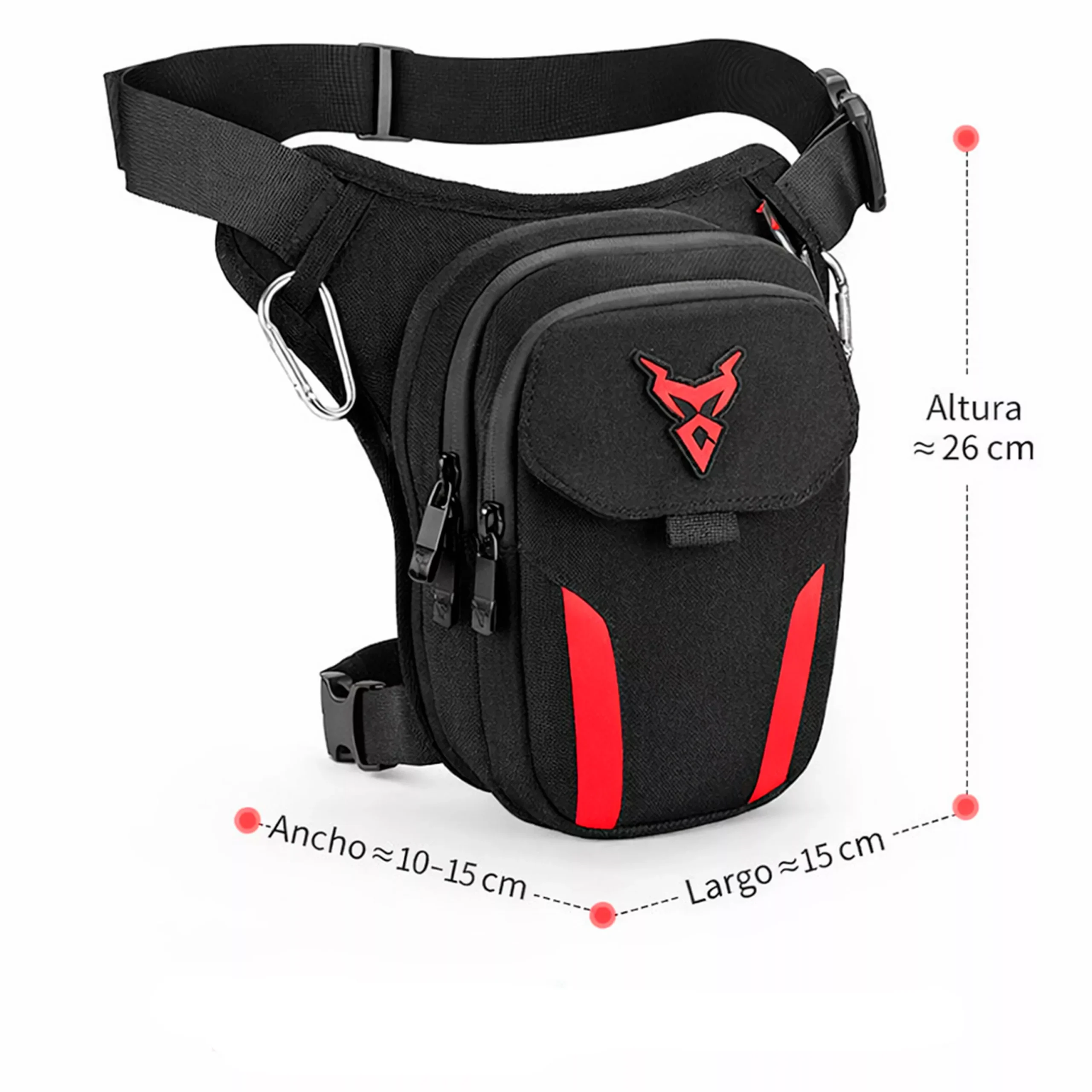 Bolso Muslero/Bandolera Con Led a Pila Doble AA - Imagen 3