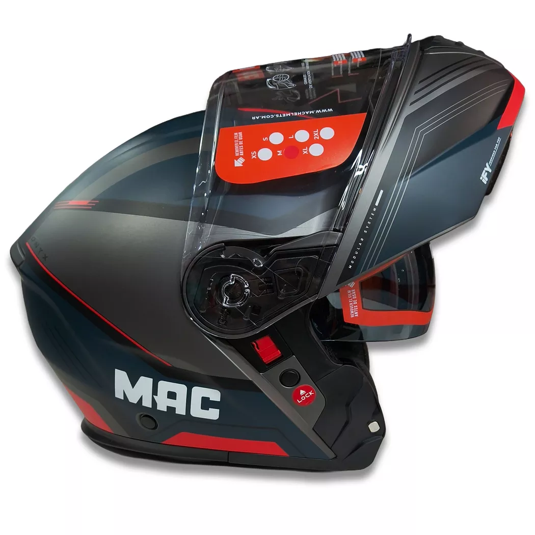 Casco Rebatible MAC Genius Onyx