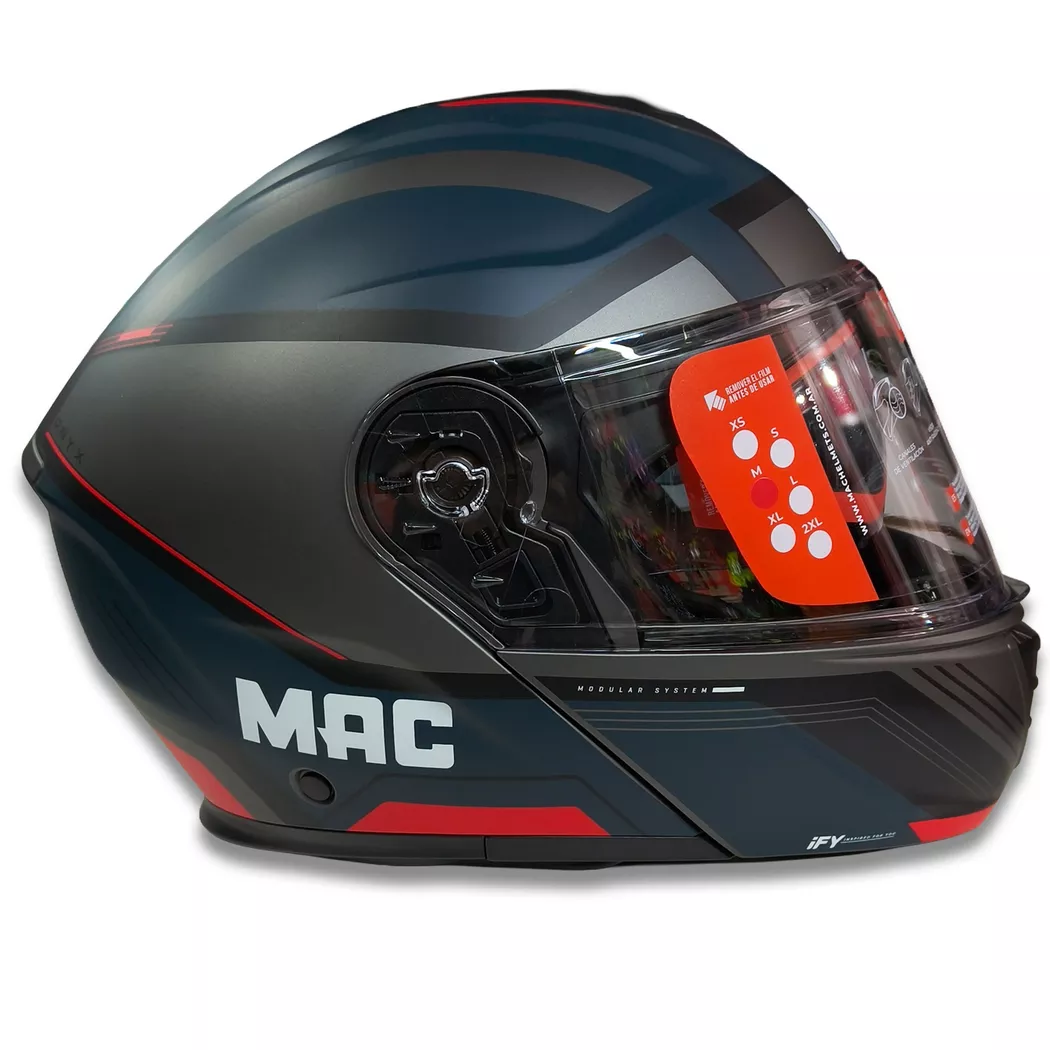 Casco Rebatible MAC Genius Onyx - Imagen 2
