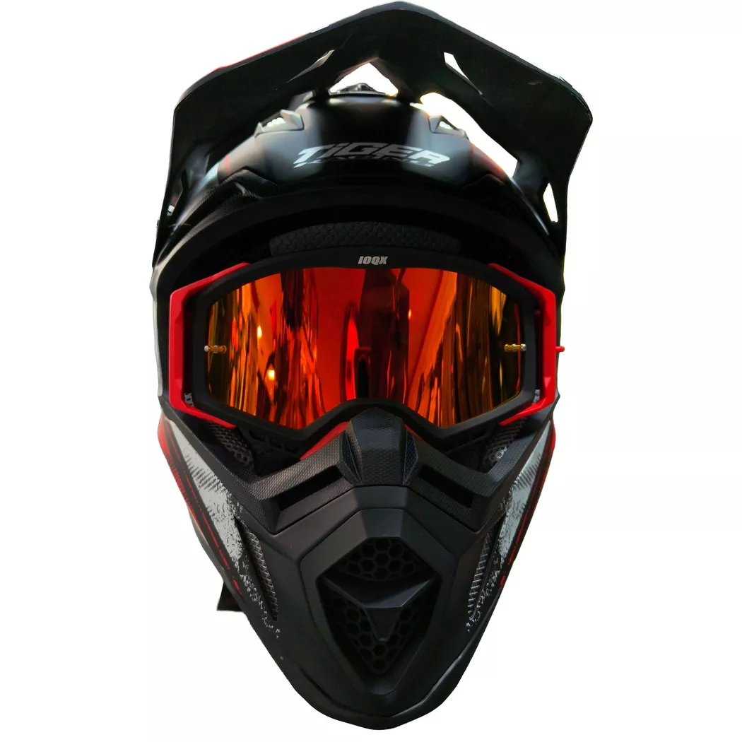 Casco Enduro TR - Hontug + Antiparra - Imagen 3