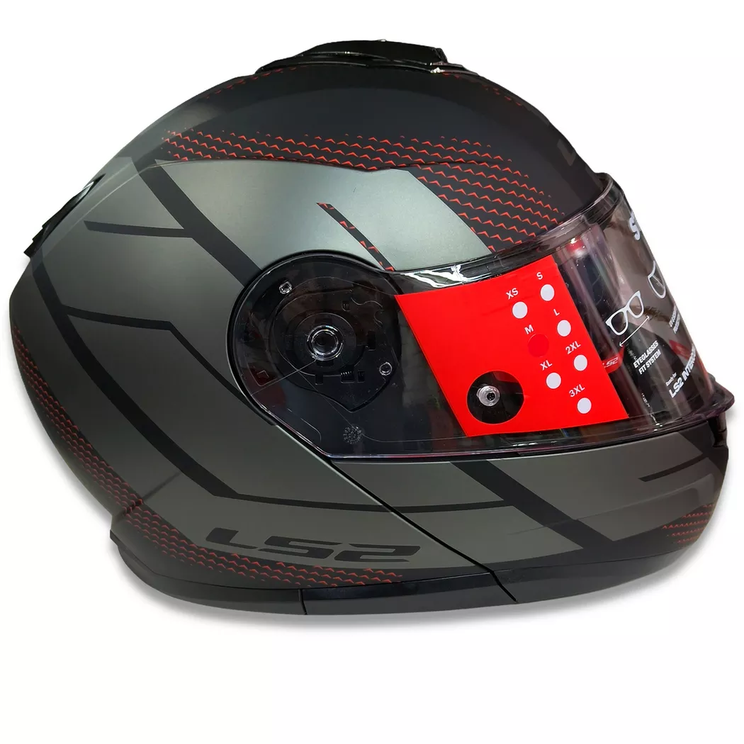 Casco Ls2 908 STROBE ll CODE - Gris - Imagen 7