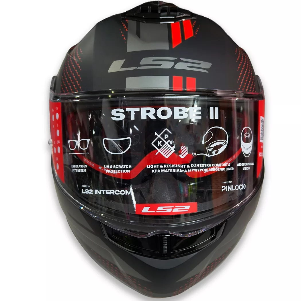 Casco Ls2 908 STROBE ll CODE - Gris - Imagen 6