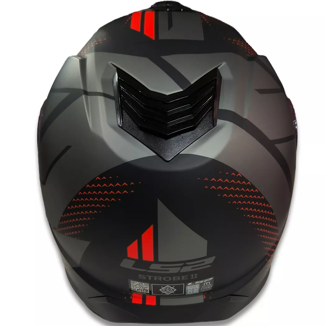 Casco Ls2 908 STROBE ll CODE - Gris - Imagen 4