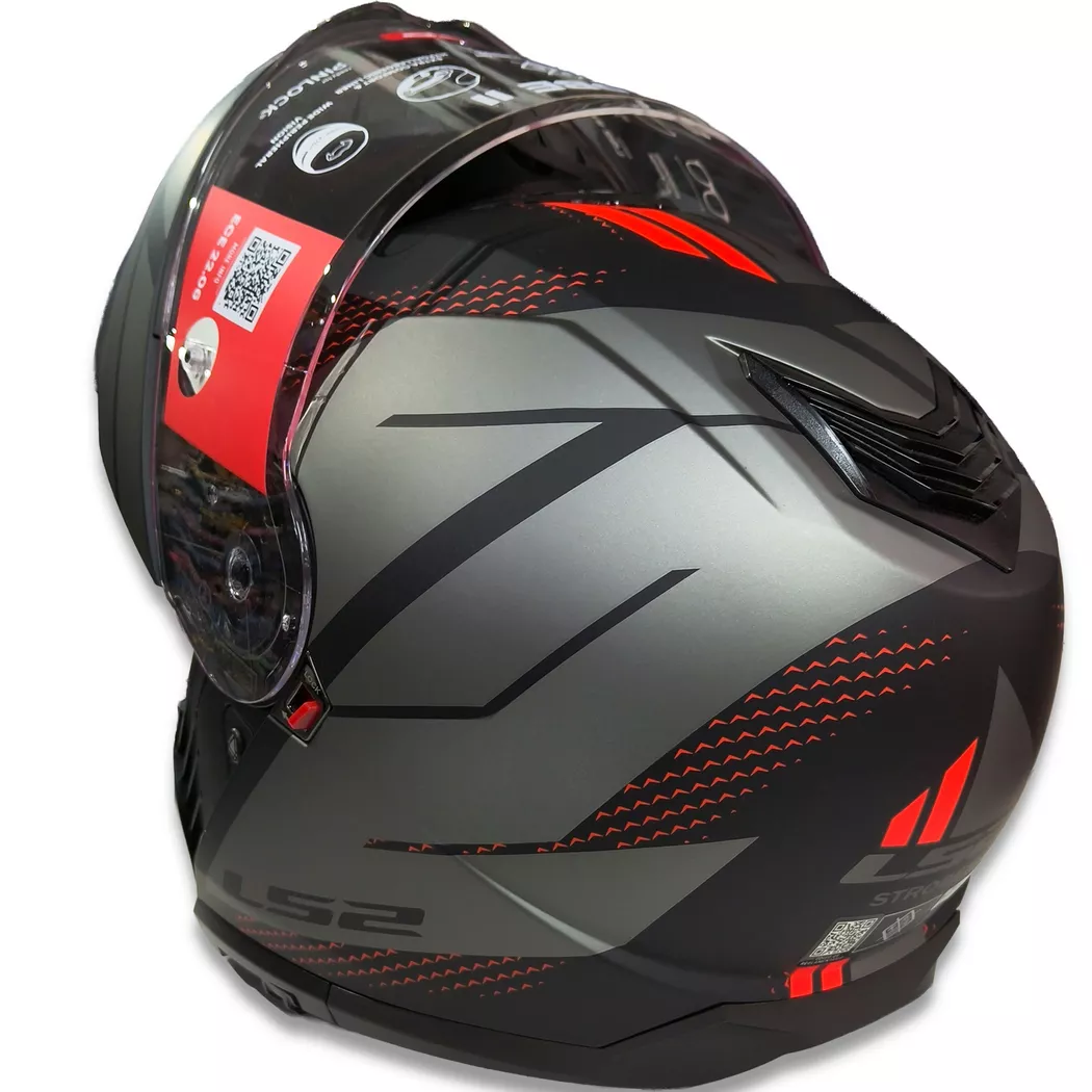 Casco Ls2 908 STROBE ll CODE - Gris - Imagen 2
