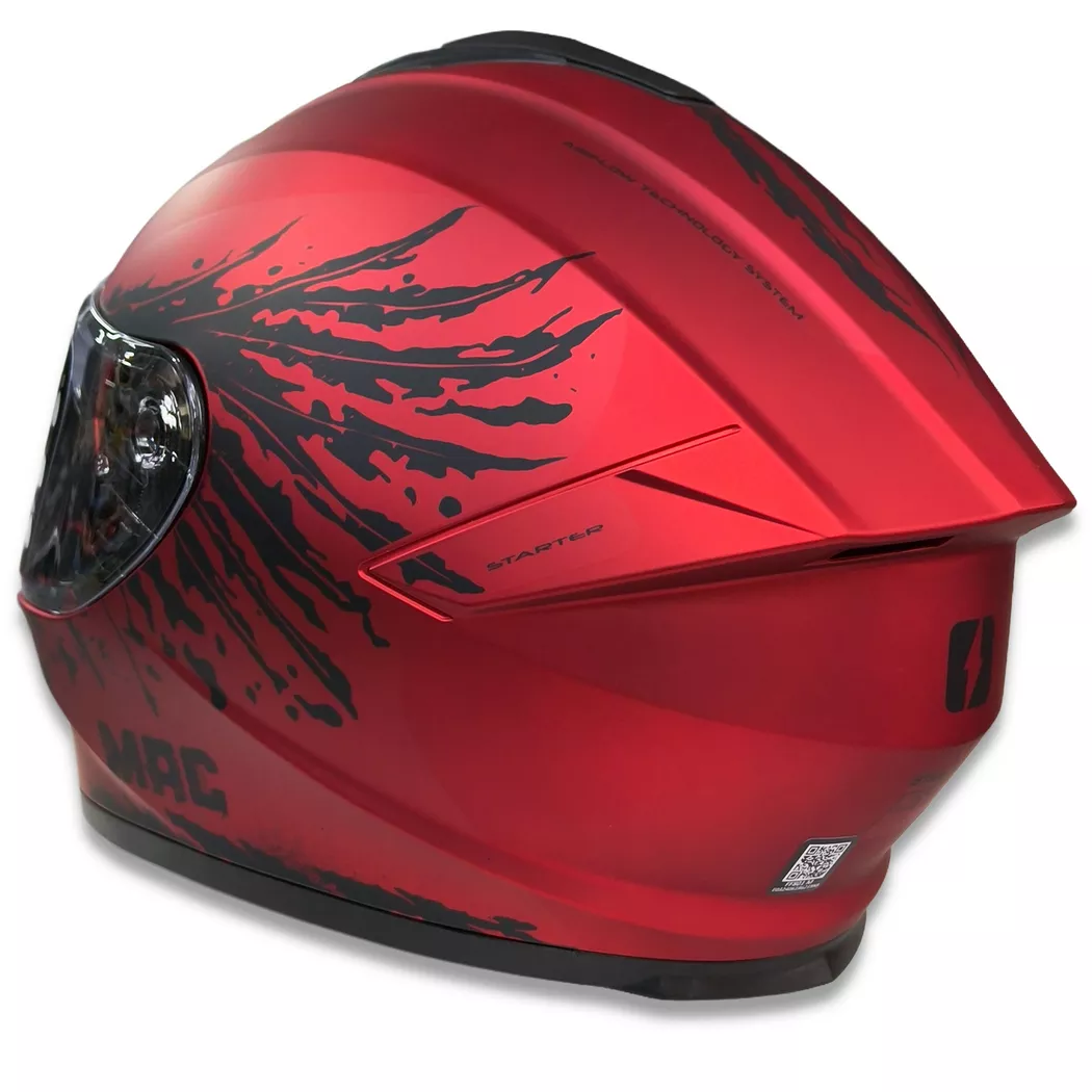 Casco MAC Starter - Fenix Rojo - Imagen 3