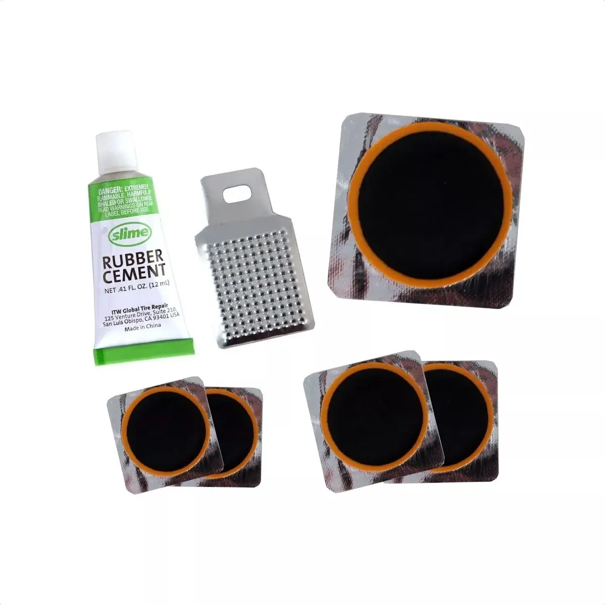 Kit De Cemento Y Parches Slime 7 Piezas