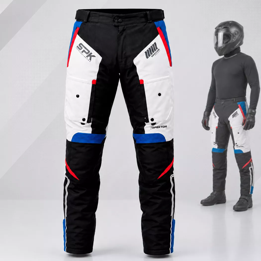 Pantalón 4 Estaciones Spektor Nomad - Blanco/Azul/Rojo